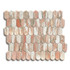 Мозаика Orro Mosaic Asti Pink (полировка) 315х260х10 мм мрамор чип 50.8х103 мм розовый