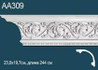 Перфект Карниз потолочный с рисунком AA309