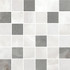 Мозаика Opale Grey Mosaic керамика 30х30 глянцевая, матовая, белый, серый 587433004
