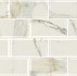Мозаика I Classici Calacatta Gold 7,5x15 6 mm Mur. Matte (753303) керамогранит 30х30 см матовая, белый, серый