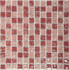 Мозаика S-812 стекло 29.8х29.8 см глянцевая чип 23х23 мм, розовый