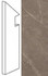 Плинтус MARVEL Gris Supreme Battiscopa Sag.Sx AFB0 7,2x30 шт керамогранит