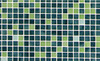 Мозаика Verde - часть 8 2.5x2.5 стекло 31.3х49.5