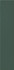 Настенная плитка Plinto Green Matt 10.7х54.2 DNA Tiles матовая керамическая 78803279