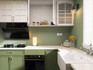 Мозаика Bonaparte Arene Olive керамогранит 30.6х30.6 см матовая чип 48х48 мм, зеленый