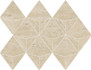Мозаика Marvel Pearl Mosaico Origami 28x41 керамогранит матовая, бежевый AF9L