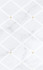 Декор Милана Светлый 02 25х40 Unitile/Шахтинская плитка глянцевый керамический 010300000191
