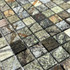 Мозаика Marble Mosaic Fancy green Pol камень 30.5х30.5 см полированная чип 23х23 мм, зеленый