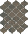 Настенная плитка 65004 Арабески Котто Коричневый 26x30 Kerama Marazzi  матовая керамическая