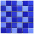 Мозаика керамическая Aquaviva YF-TC30 30.6х30.6 см матовая чип 48х48 мм, голубой, синий 029749