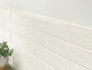 Керамогранит GRV371 Swing White 7.5x30 Settecento глянцевый, рельефный (рустикальный) настенная плитка УТ-00051150