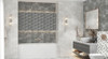 Мозаика Opale Grey Mosaic керамика 30х30 глянцевая, матовая, белый, серый 587433004