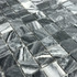 Мозаика Marble Mosaic Smoke grey Pol камень 30х30 см полированная чип 23х23 мм, белый, серый