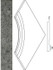 Керамогранит Grey Bor. 60x60 svasato ang. round 30/Грэй Борт.60x60 с выемкой угл. закр. 30