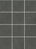 Керамогранит 1322H Матрикс Антрацит, Полотно 29,8х39,8 из 12 частей 9,8х9,8 Kerama Marazzi матовый настенная плитка