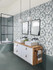 Настенная плитка RA6Y Decoro Edera Azzurro Touch Rett 30x90 Marazzi Ragno матовая керамическая УТ-00027996