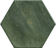 Керамогранит Hope Hex Olive Matt 15x17.3 матовый
