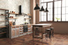 Керамогранит Рубина Коричневый 11,5x23 (0,5) Nanda Tiles Ательер рельефный (рустикальный), сатинированный универсальная плитка 00000089702