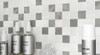 Мозаика Opale Grey Mosaic керамика 30х30 глянцевая, матовая, белый, серый 587433004