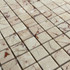Мозаика Marble Mosaic Cream rose Pol камень 30.5х30.5 см полированная чип 23х23 мм, бежевый