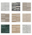 Мозаика Pixmosaic PIX 340 Bvlgari, Convex, чип 20х151 мм, сетка 300х305х12 мм, матовая мрамор серый