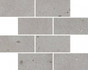 Мозаика Italon Avantgarde Silver Minibrick керамогранит 23.7х29.5 см матовая серый 610110001213