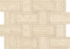 Мозаика Marvel Sand Mosaico Basketweave 35x47 керамогранит матовая, бежевый AF9N