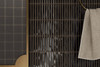Настенная плитка Sb Ebony 12,5x25 Wow глянцевая, рельефная (структурированная) керамическая 128704