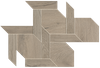 Мозаика Roots Taupe Vintage Mosaico 40,5x48,5 керамогранит матовая, коричневый 36926