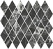 Мозаика T054/48007 Риальто Мозаичный Чёрный глянцевый керамика 35х37.5 см Kerama Marazzi