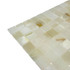 Мозаика Marble Mosaic Onyx white Pol камень 30х30 см полированная чип 23х23 мм, бежевый, белый