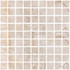 Мозаика Alkarz сетка керамогранит 30.8х30.8 см rocker чип 3.2х3.2 мм, бежевый