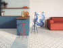 Керамогранит Sirocco Blue Garden/22,3/9 22,3x22,3 Peronda матовый универсальный 3386036518