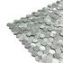 Мозаика Marble Mosaic Gravity Aluminium 3D Hexagon Metal (Big) алюминий 30х30 см чип 14х14 мм, серебро-silver