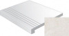 Ступень фронтальная Gradone Delta-R Blanco Antideslizante 59.3x59.3 керамогранит антискользящая (grip), матовая