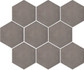 Керамогранит SG1005N Тюрен Коричневый, полотно из 9 частей 12х10,4 31х37 Kerama Marazzi матовый напольная плитка