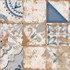 Керамогранит Memory Azul 58x58 El Molino матовый, рельефный (рустикальный) универсальная плитка УТ-00051350