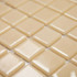 Мозаика Togama Crema стекло 34х34 см глянцевая чип 25х25 мм, бежевый
