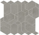 Мозаика Boost Grey Mosaico Shapes AN65 31x33.5 керамогранитная м2