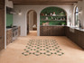 Декор Kora Clay Decor Green Lt/ 22.3x22.3 Harmony Kora керамогранит глянцевый, матовый 3386043736