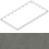 Ступень угловая Luce Ang.Top Sx Piombo Ret 32x120x4,5x2 матовая керамогранит