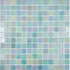 Мозаика Togama G320 стекло 34х34 см глянцевая чип 25х25 мм, голубой