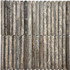 Мозаика Marble Mosaic Travertine Dark Bars мрамор 30.5х30.5 см матовая чип 15х151 мм коричневый