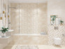 Мозаика Opale Beige Mosaic керамика 30х30 глянцевая, матовая, бежевый, белый 587433003