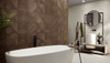 Настенная плитка 9545 Amazons Wengue 30х90 Relieve Porcelanite Dos матовая, рельефная (структурированная) керамическая PCD000053