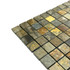Мозаика Marble Mosaic Slate Ginger сланец 30х30 см чип 23x23 мм, серый, бежевый