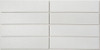 Мозаика R-333 керамика матовая 7.2х29.3 см белый
