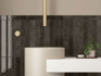 Керамогранит Verticale Soot 40x5x0,83 глазурованный глянцевый 31927 Equipe настенная плитка