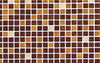 Мозаика Marron - часть 8 2.5x2.5 стекло 31.3х49.5