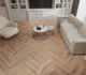 SPC ламинат Evofloor Дуб Северный Parquet Click 4.5 mini 42 класс 640х128х4.5 мм (каменно-полимерный) с фаской